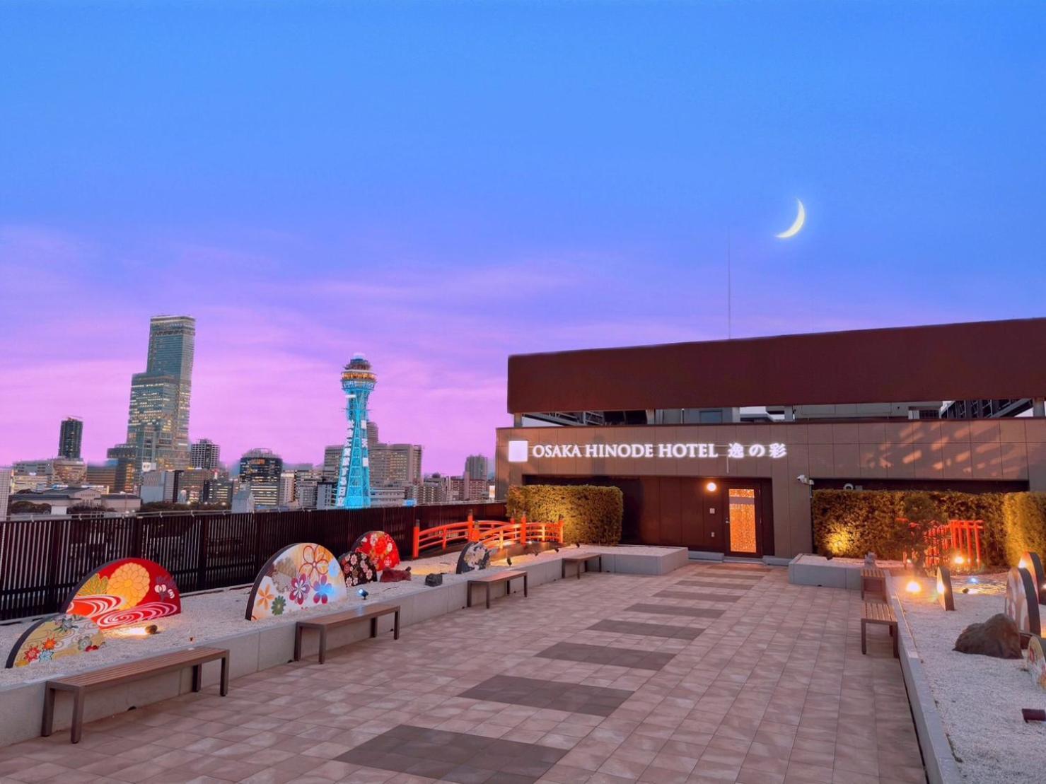 Hot Spring Osaka Hinode Hotel Nipponbashi Exterior foto